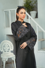 Premium Black Solid 2-Piece Shirt & Trouser Set